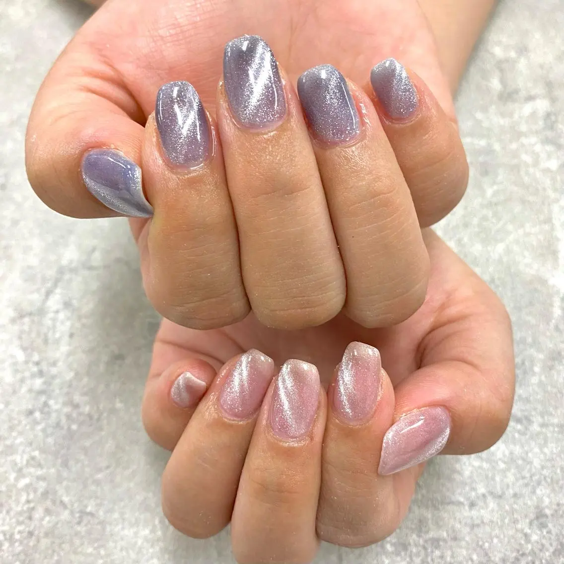 ネイル フットネイル フレンチネイル ジェルネイル ガラスフレンチ グラデーション ハンドネイル NUMAZAWA KASUMIのネイルデザイン