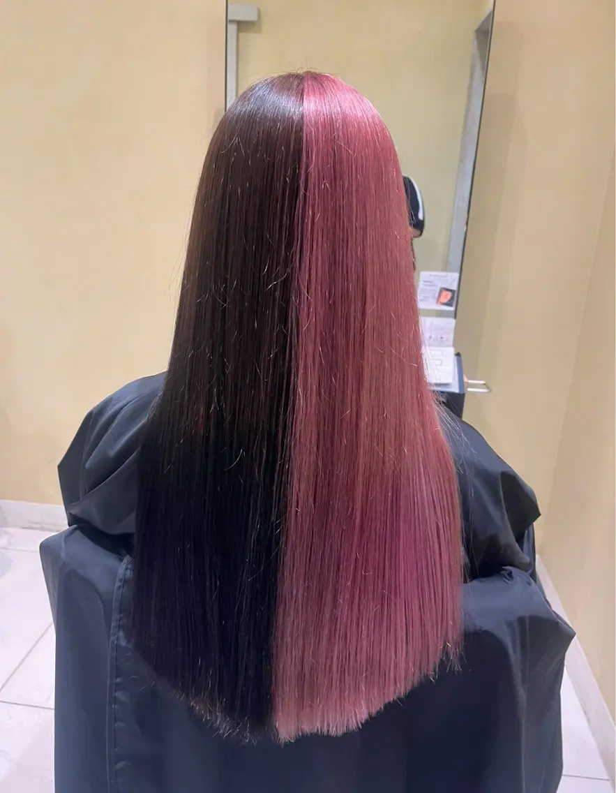 セミロング カラー ヘアカラー ✨髪質改善カラー✨ ななみのヘアスタイル