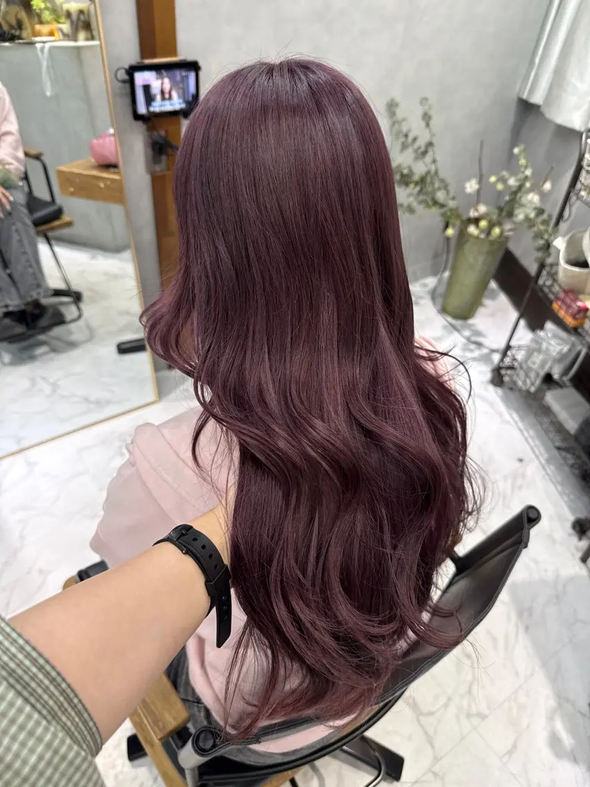 ロング カラー ヘアカラー 透明感カラー/パーマ 🌀アオノのヘアスタイル