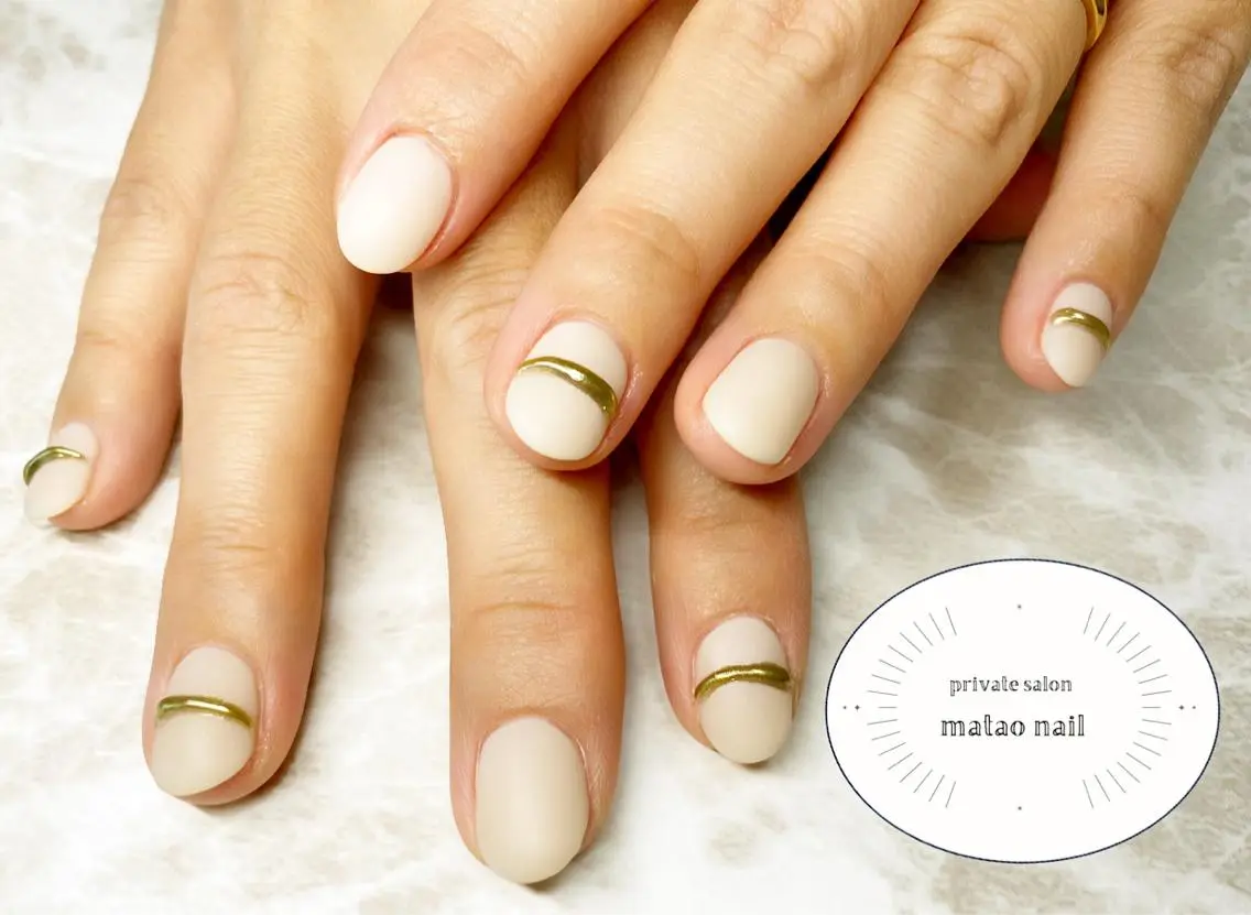 ネイル マットネイル ミラーネイル ニュアンスネイル ハンドネイル フットネイル matao nailの眉毛・アイブロウイメージ