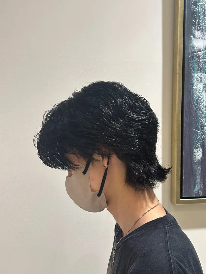 パーマカットの写真