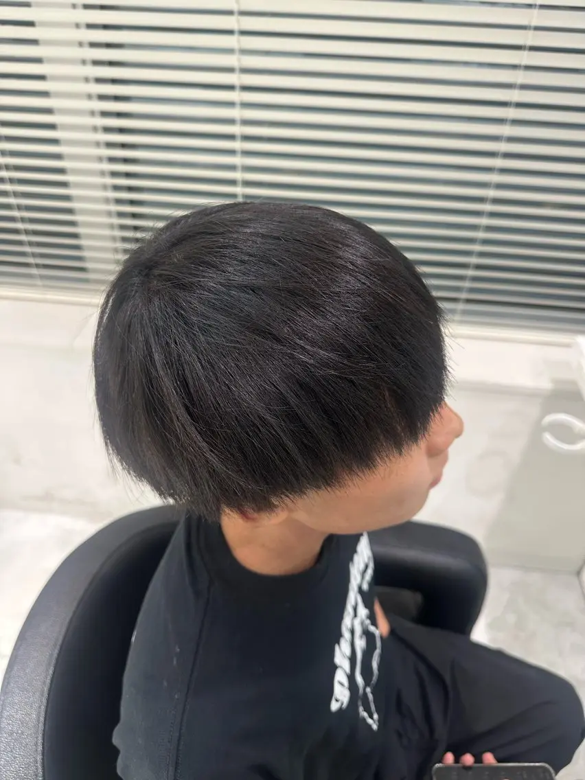 ショート パーマ メンズ カット 縮毛矯正 🐺韓国風メンズ特化 あさひ🐺のヘアスタイル