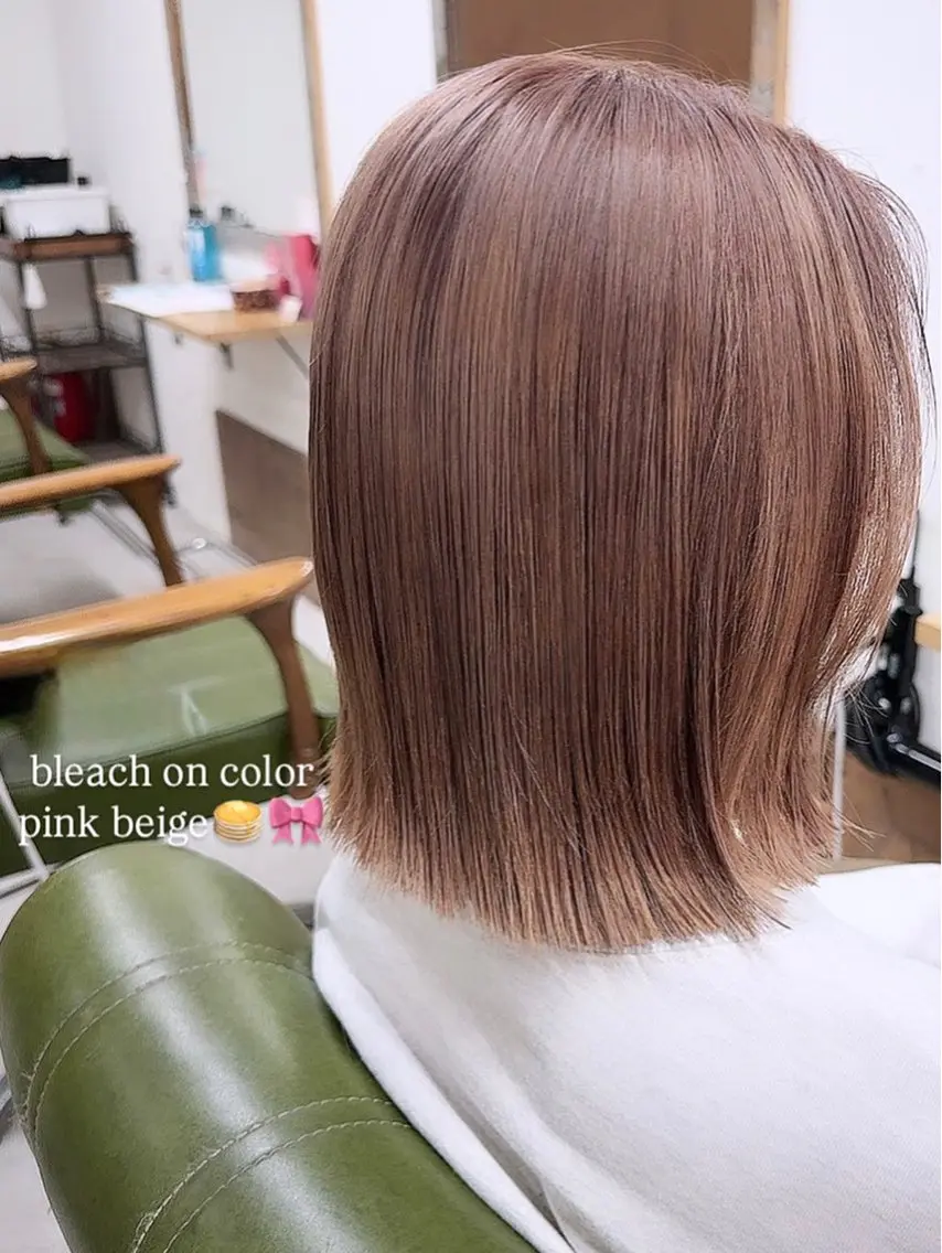 ミディアム カラー カット ヘアカラー トリートメント Rosso獨協大学前 YUNAのヘアスタイル