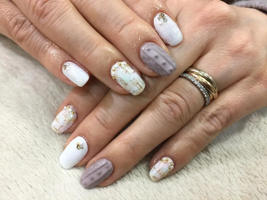 ネイル ハンドネイル ハンドケア あおやぎ ゆきこのネイルデザイン