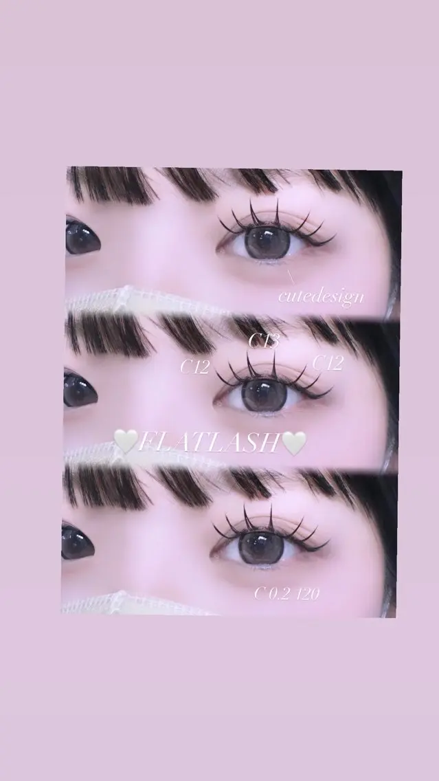 🖤フラットラッシュ 120本🖤の写真