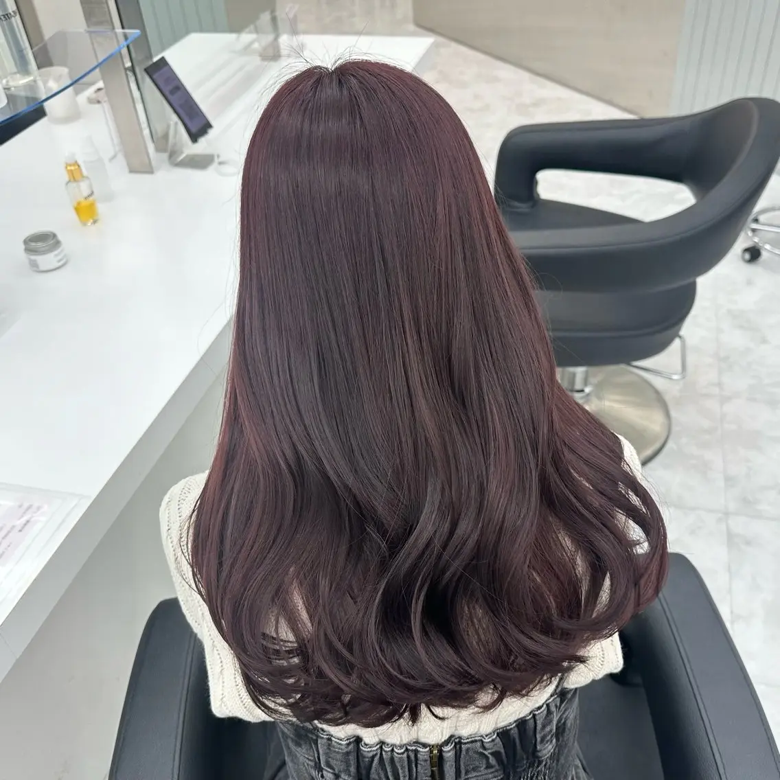 セミロング カラー 似合わせstyle ❤︎misaki❤︎のヘアスタイル