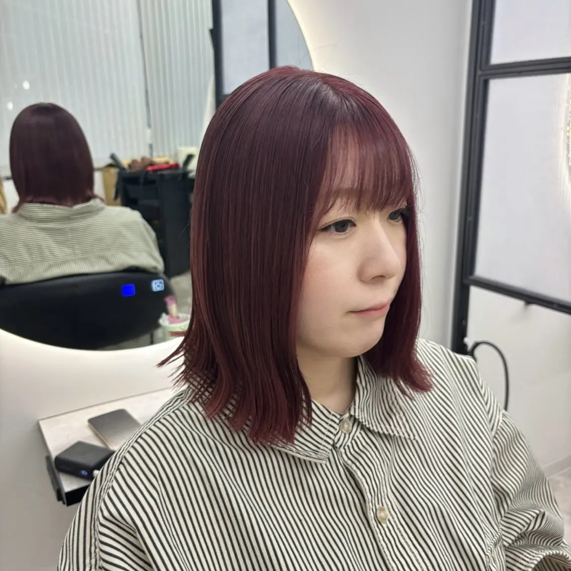 ミディアム カラー ヘアカラー Ren. 🦋デザインカラーのヘアスタイル
