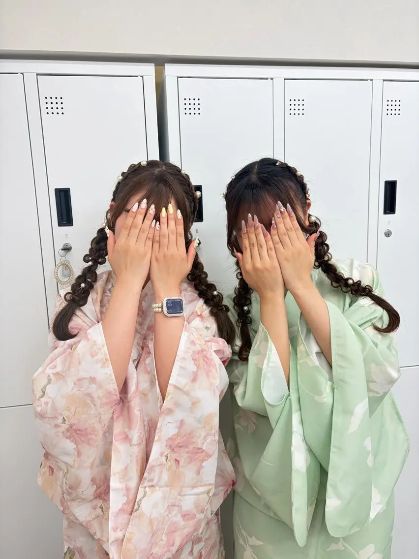 ロング ヘアアレンジ ヘアセット エクステ￤ツヤカラー ￤アレンジ🖤桃覇のヘアスタイル