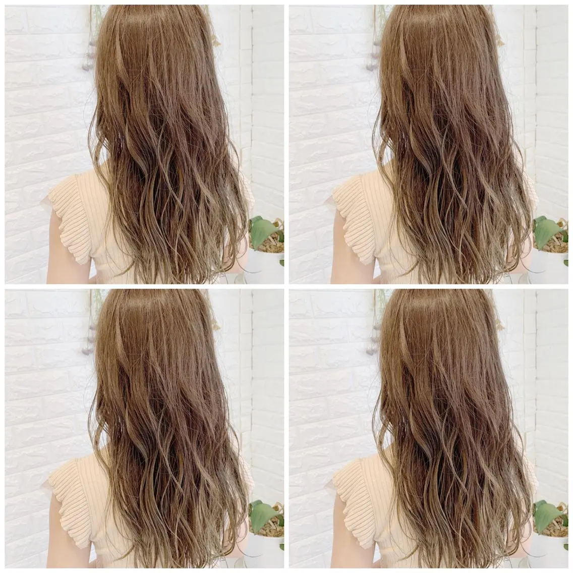 ロング カラー ブリーチ グラデーションカラー グレージュ ハイトーン/ブリーチ 山崎 悠次のヘアスタイル