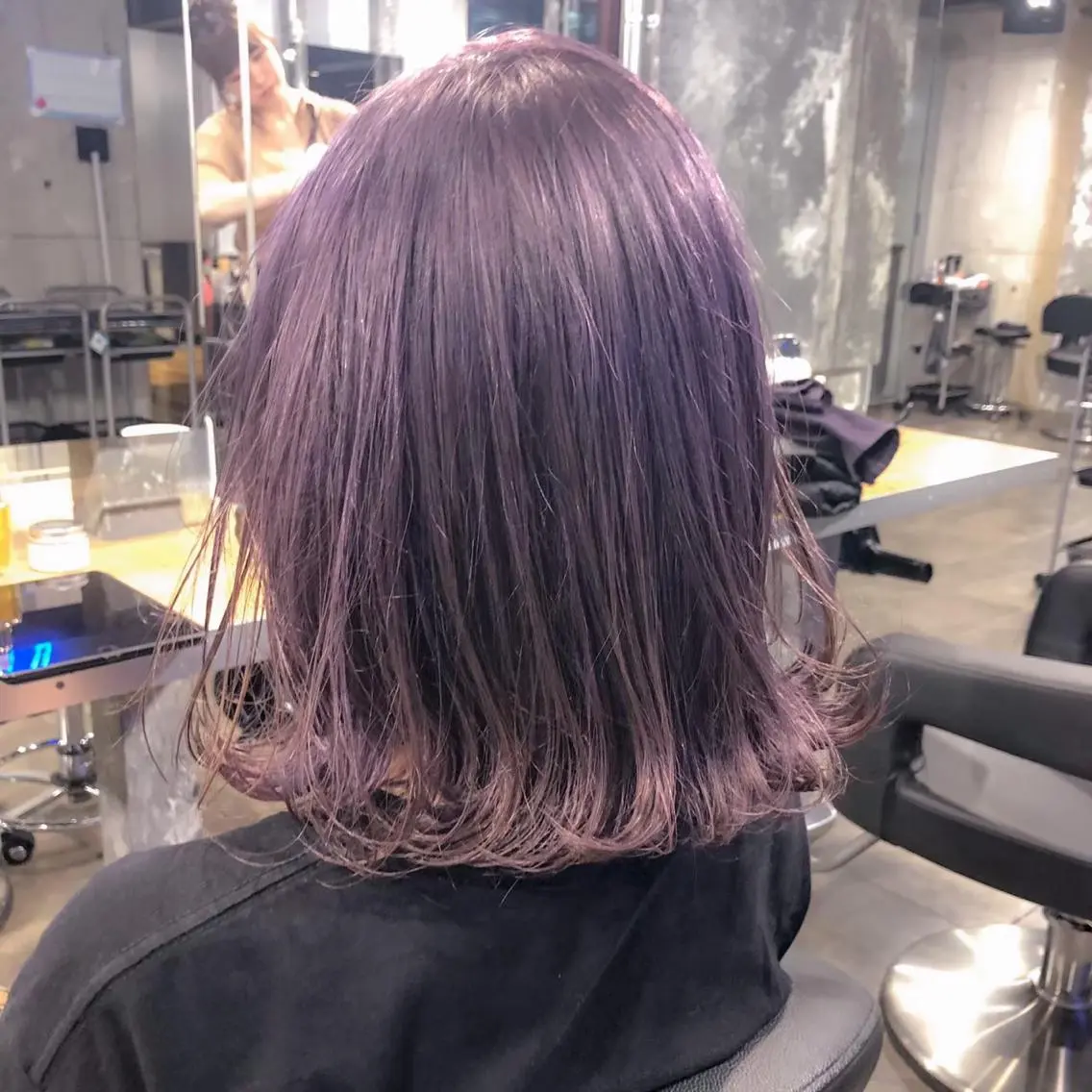ミディアム カラー パーマ ヘアアレンジ メンズ キッズ ネイル マツエク・マツパ ヘアカラー トリートメント ヘアセット 韓国/トレンド レイヤー【101】のヘアスタイル
