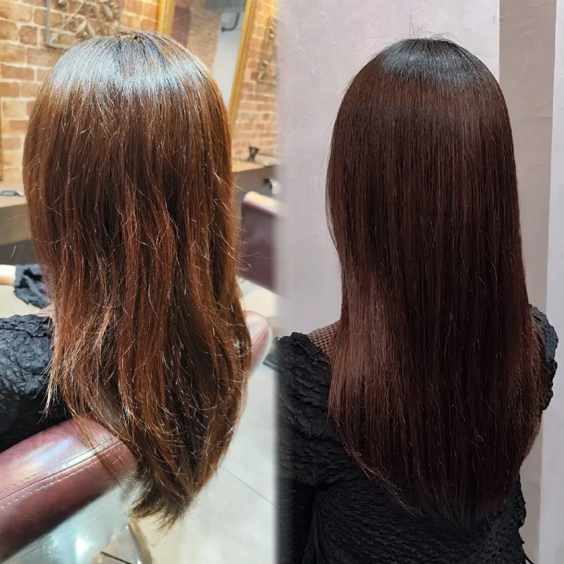 ロング 縮毛矯正 縮毛矯正 カワグチ ケンジのヘアスタイル