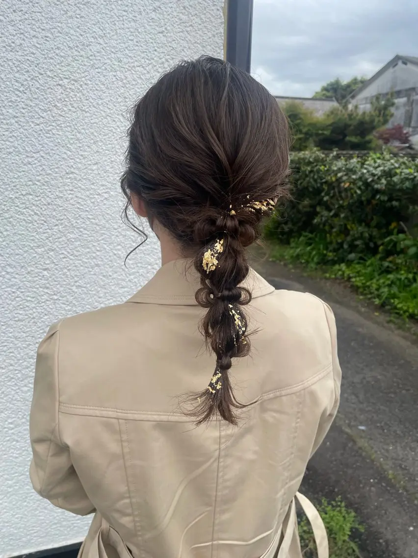 ヘアアレンジ ヘアセット 10/4〜産休菊池 栄里奈のヘアスタイル
