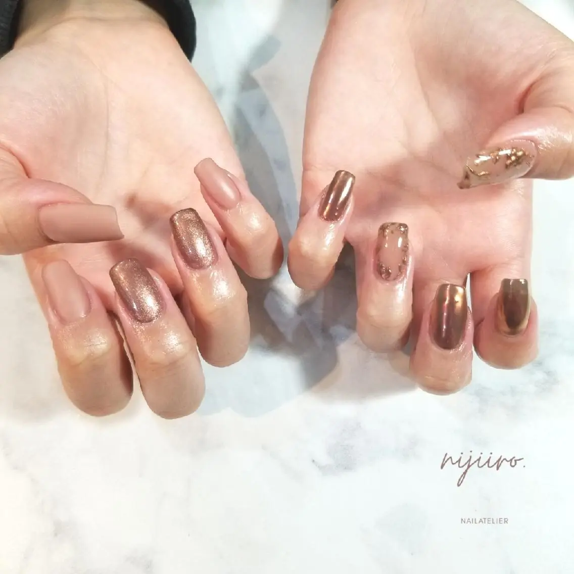 ネイル ハンドネイル nijiiro🌈 サトウのネイルデザイン