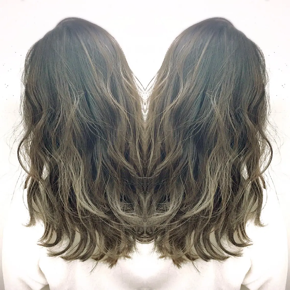 セミロング 外国人風カラー レイヤーカット ❤️千葉県代表❤️ 店長❤️柿本翔一朗のヘアスタイル