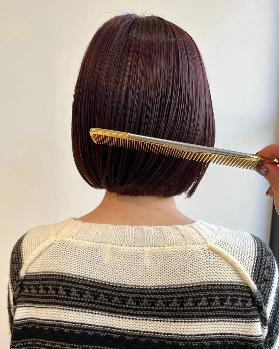 ショート ボブ ホラオク カナエのヘアスタイル
