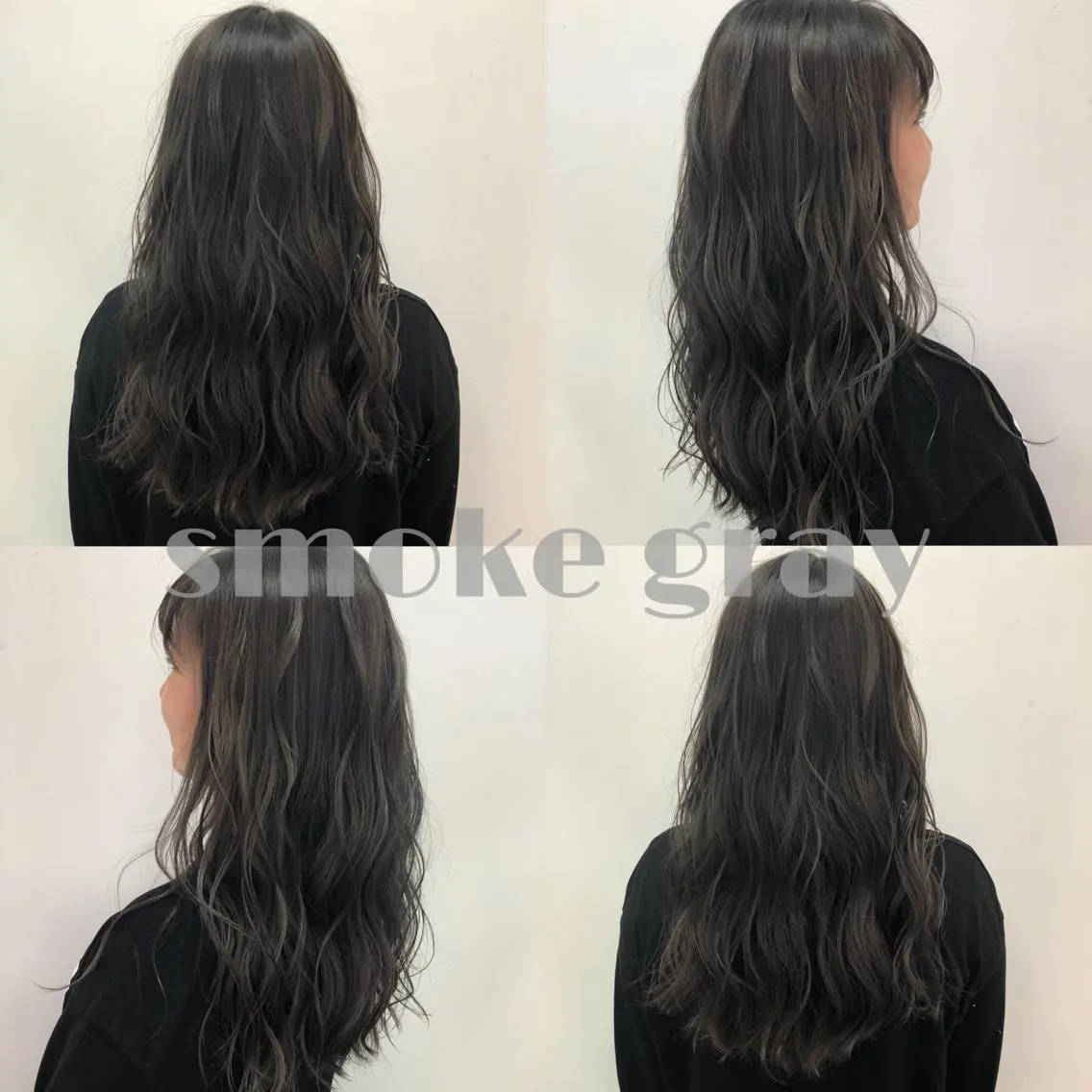 ロング カラー 小澤 志穂のヘアスタイル