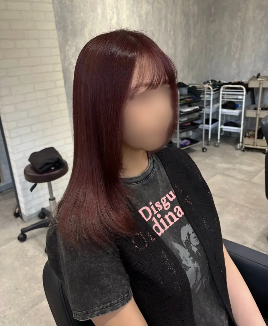 ロング カラー ヘアアレンジ カット ヘアカラー kei🤎ベージュ /透明感カラー/博多のヘアスタイル