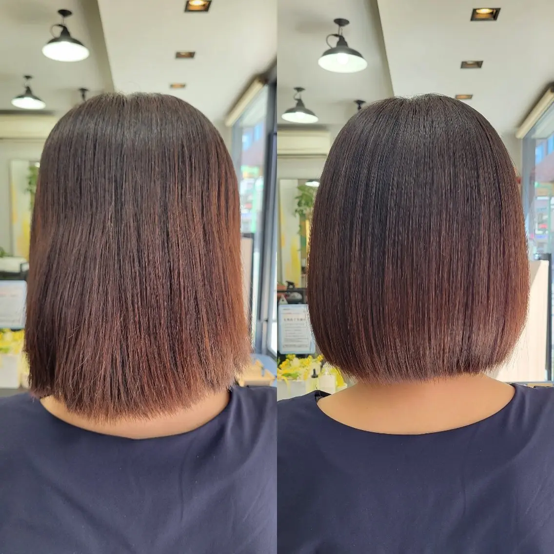 ミディアム ボブ 野村 果音(カノン)のヘアスタイル