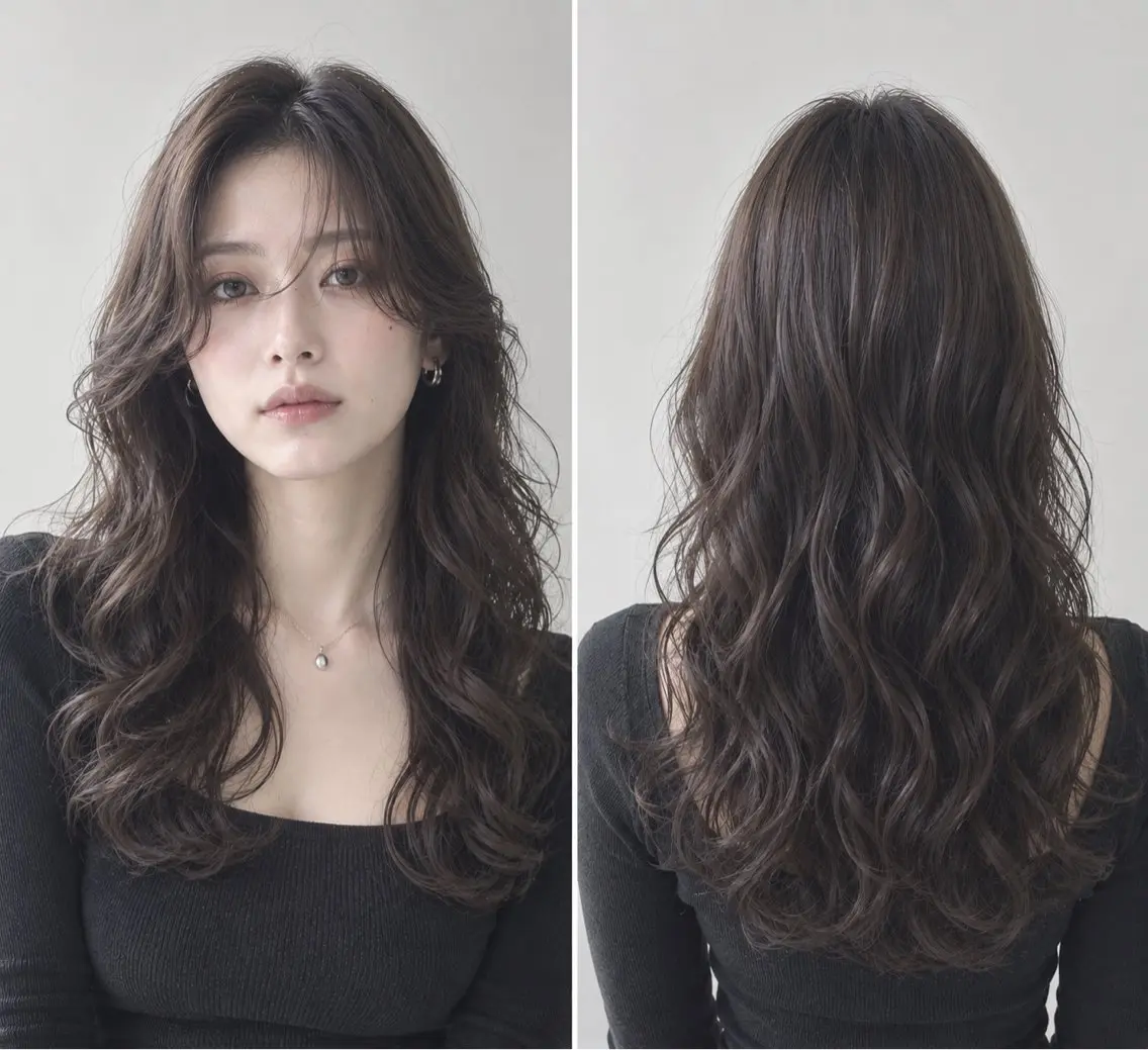 ロング カット パーマ トリートメント 縮毛矯正特化❄️ Ibuki/東陽町のヘアスタイル