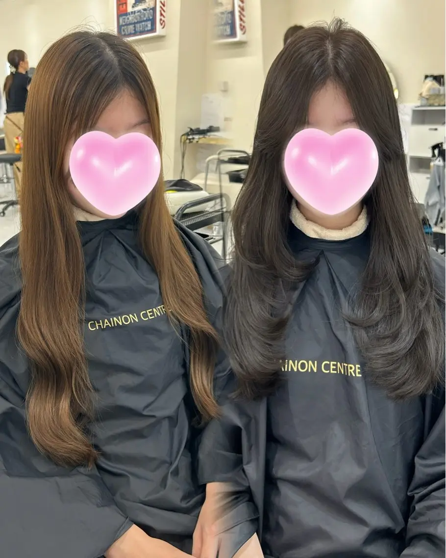 ロング カット ヘアカラー トリートメント hiyori🎀 トレンドレイヤーのヘアスタイル