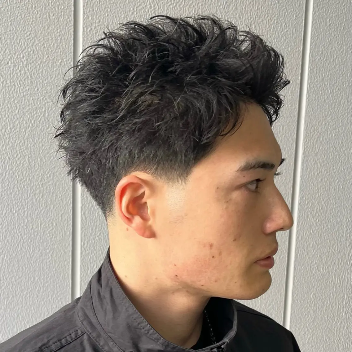 ショート メンズ フェードカット メンズメッシュ メンズパーマ スパイキーショート ショートヘア カット 立川/メンズパーマ 厚進太郎のヘアスタイル