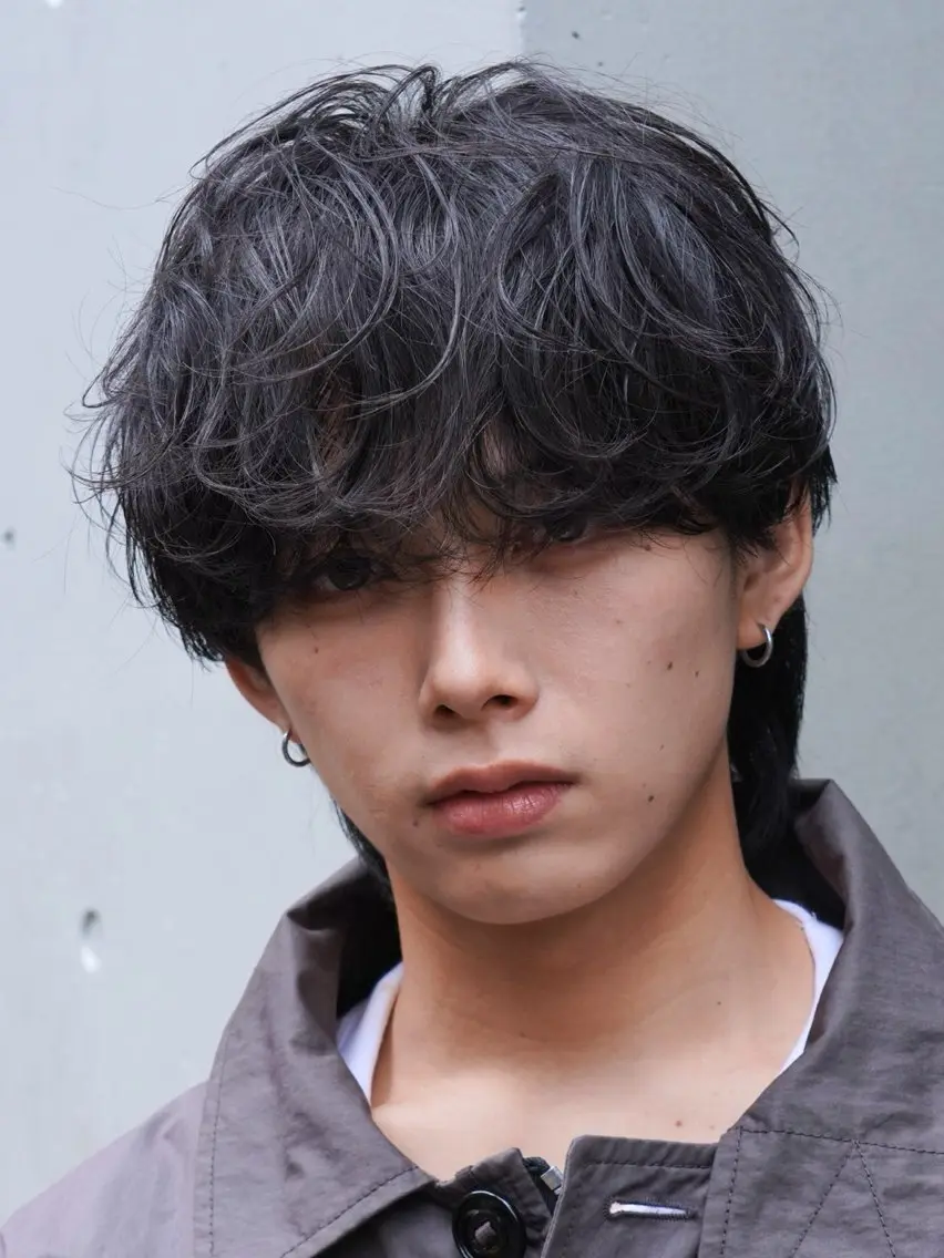 ミディアム 栁内 陽匠のヘアスタイル
