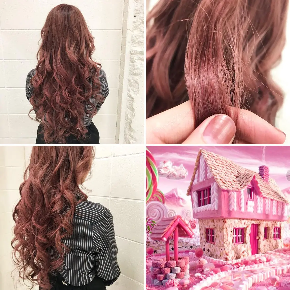 ロング カラー アッシュ ピンクカラー ピンクアッシュ ヘアカラー トリートメント ✨️眉毛、派手髪、 ハイトーンShinの眉毛・アイブロウイメージ