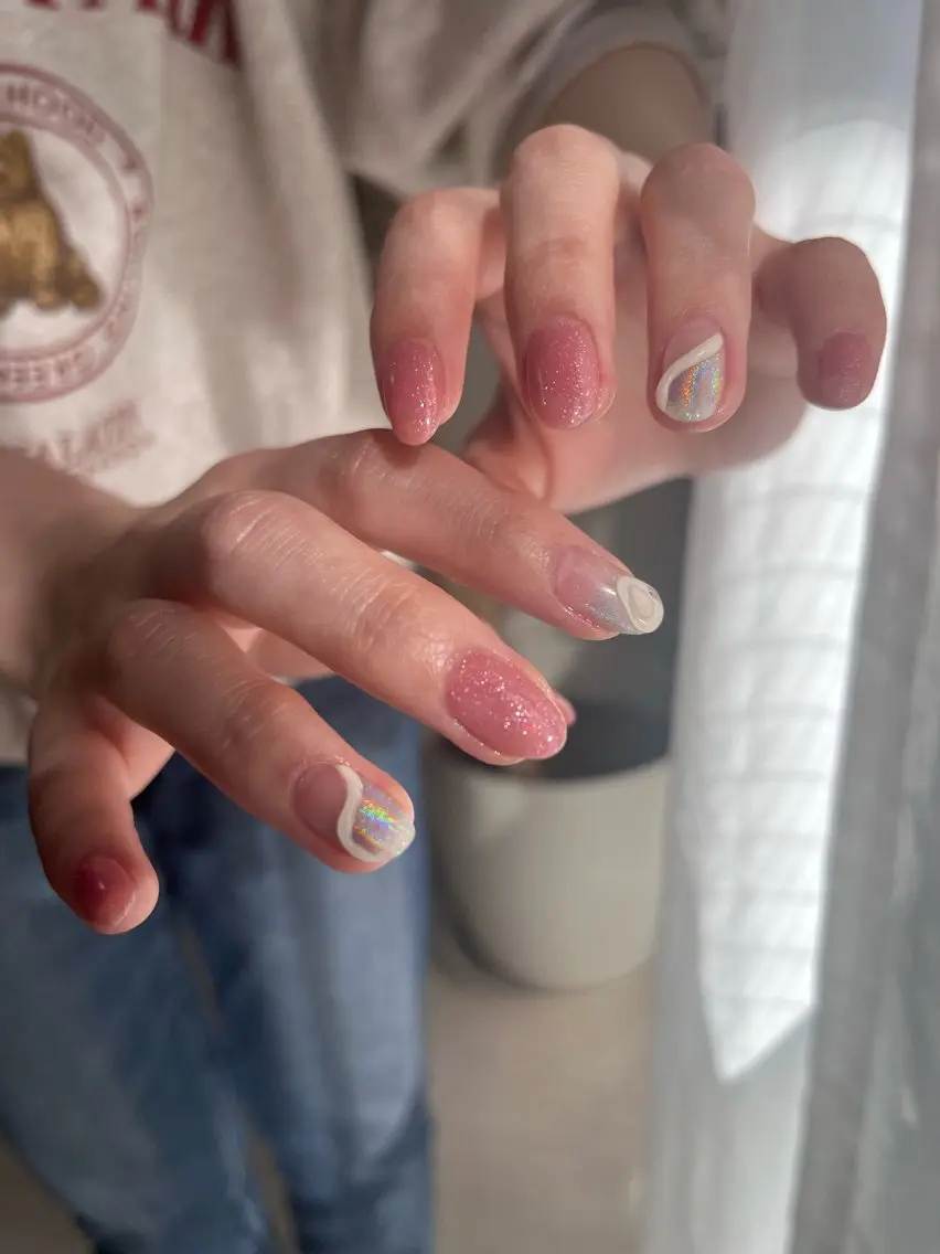 パーマ ハンドネイル ЯH.nail JURIのネイルデザイン