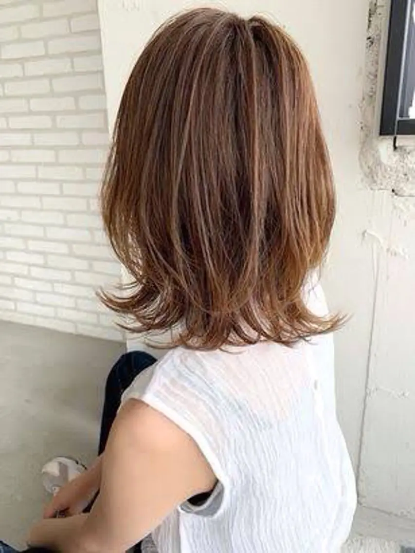 ミディアム 髪師 kenjiroのヘアスタイル