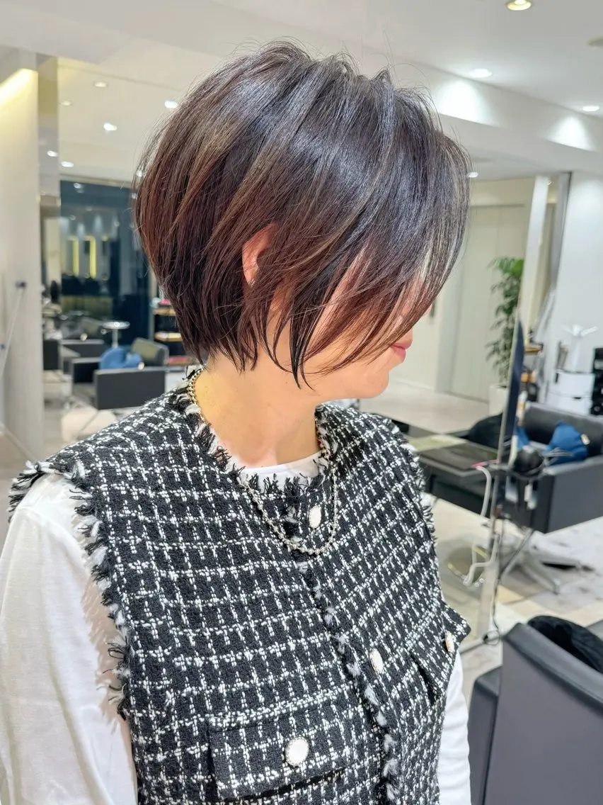 ショート 絶壁補正くびれ ショート✂️ 井川のヘアスタイル