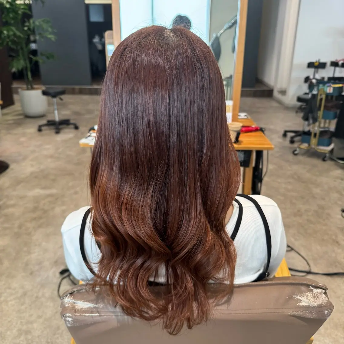 【平日限定】カット＋髪質改善全体ワンカラーの写真