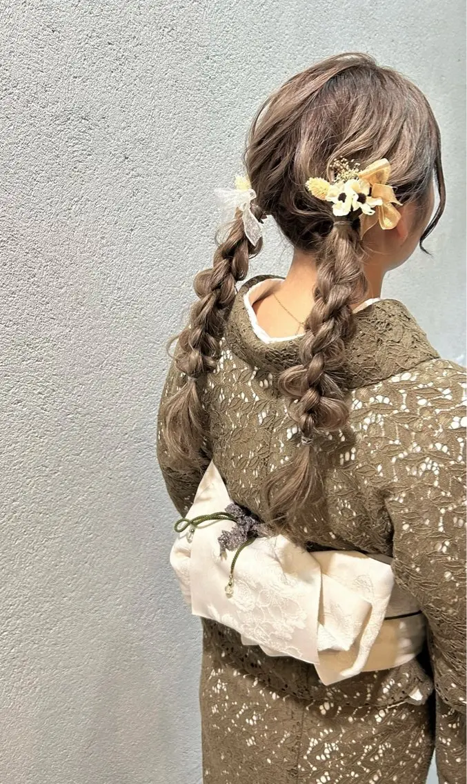 ロング カラー ヘアアレンジ SHIORI💜口コ ミNo.1艶カラーのヘアスタイル