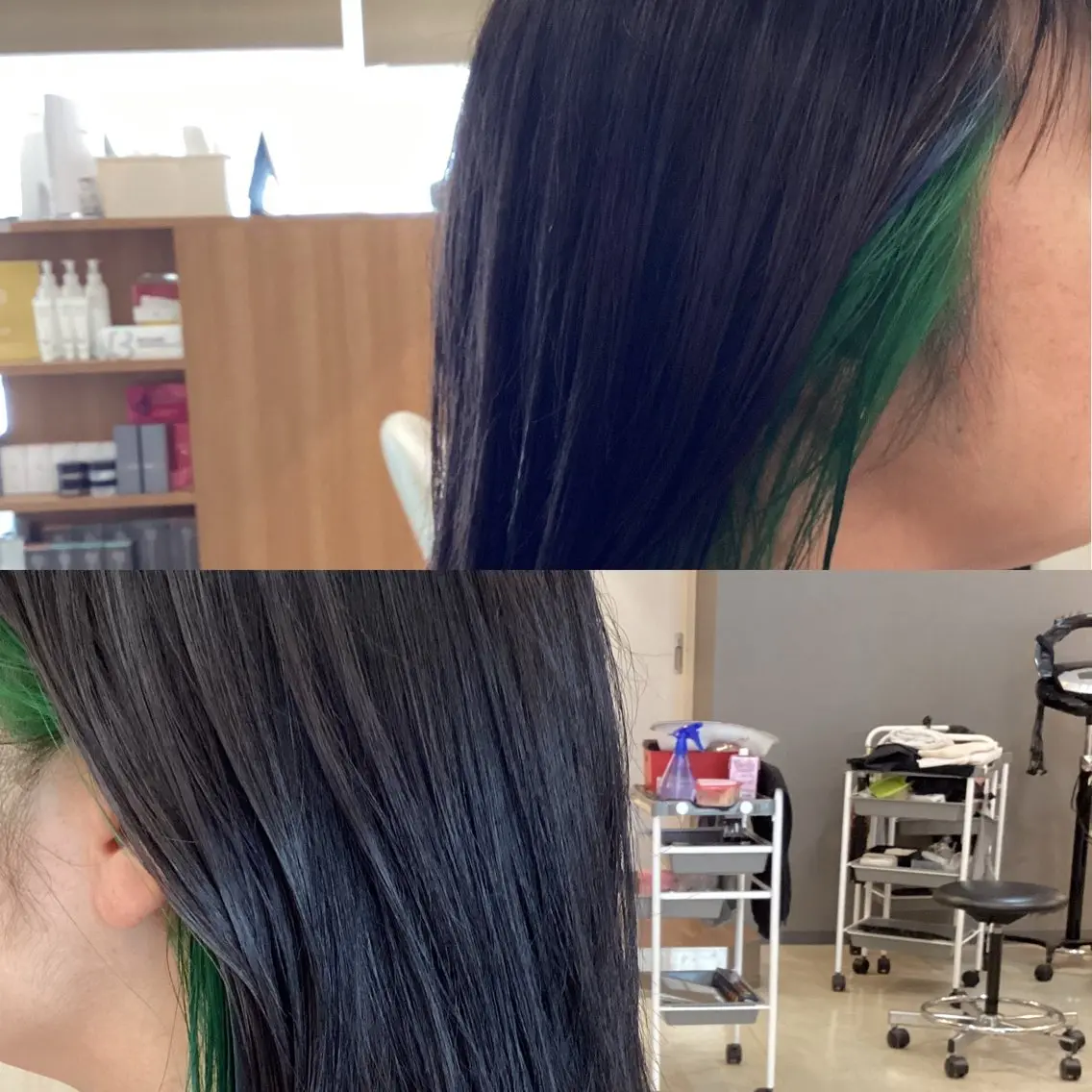 ミディアム トリートメント ヘアカラー hair bonitaのヘアスタイル