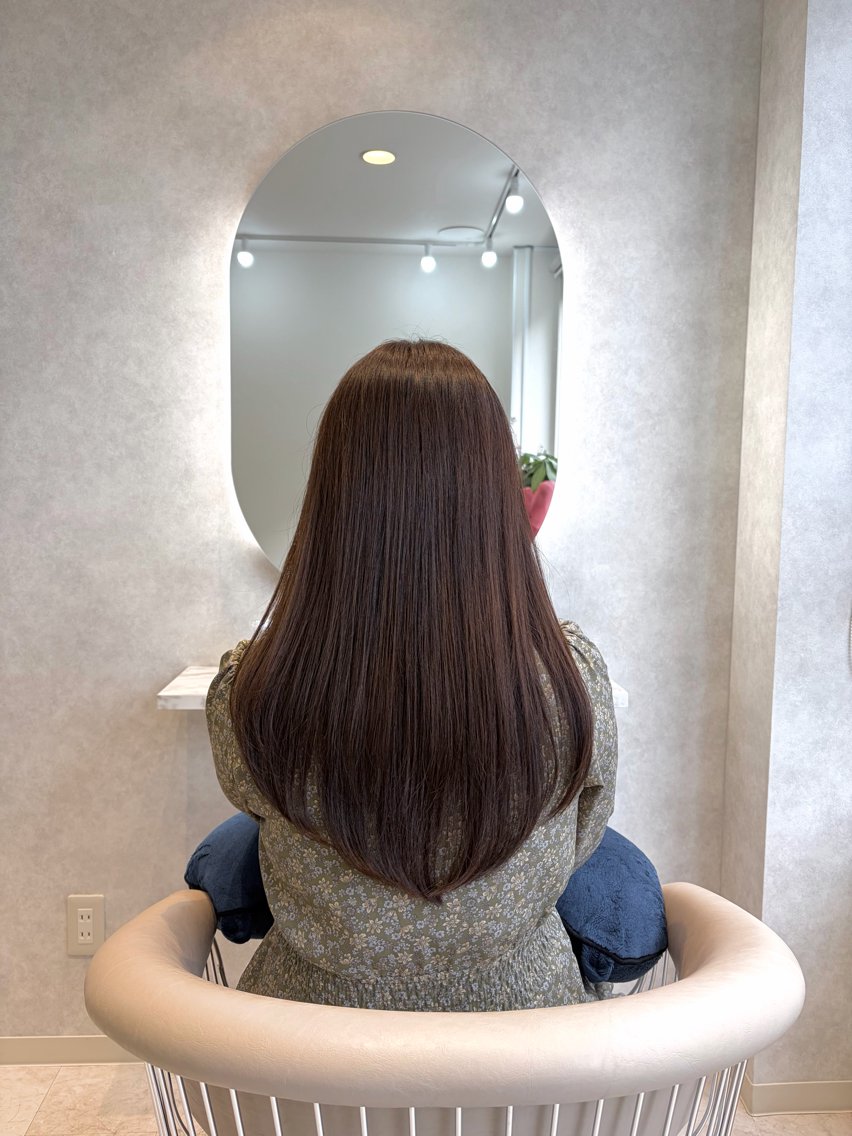 ロング カラー 透明感カラー ロング カット ヘアカラー トリートメント 髪質改善/白髪染め ヘッドスパ/片岡良太のヘアスタイル