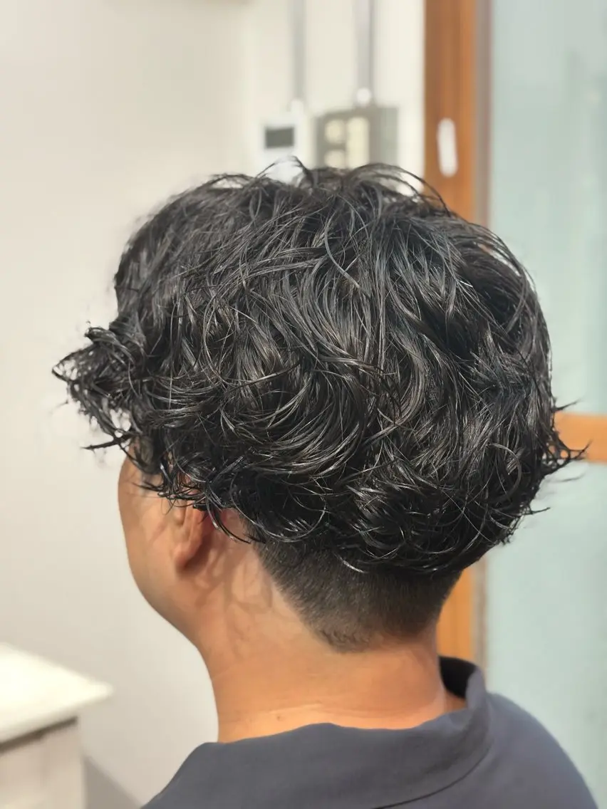 パーマ メンズ メンズパーマ スパイラルパーマ パーマ Snalyメンズ特化 スエハラのヘアスタイル