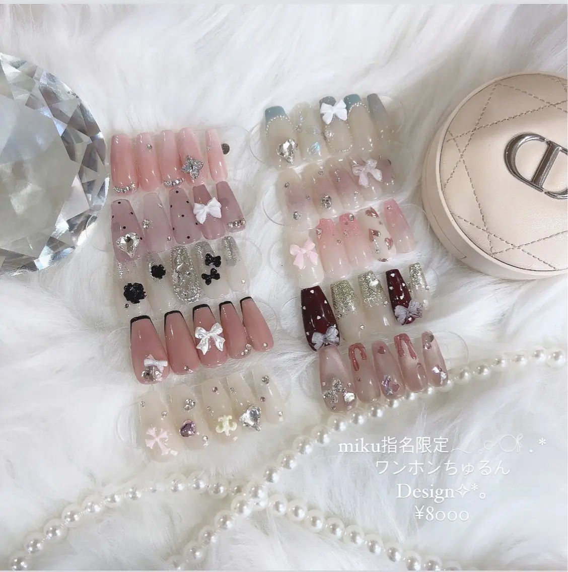 ネイル バレンタイン ハンドネイル beautiful meみくのネイルデザイン