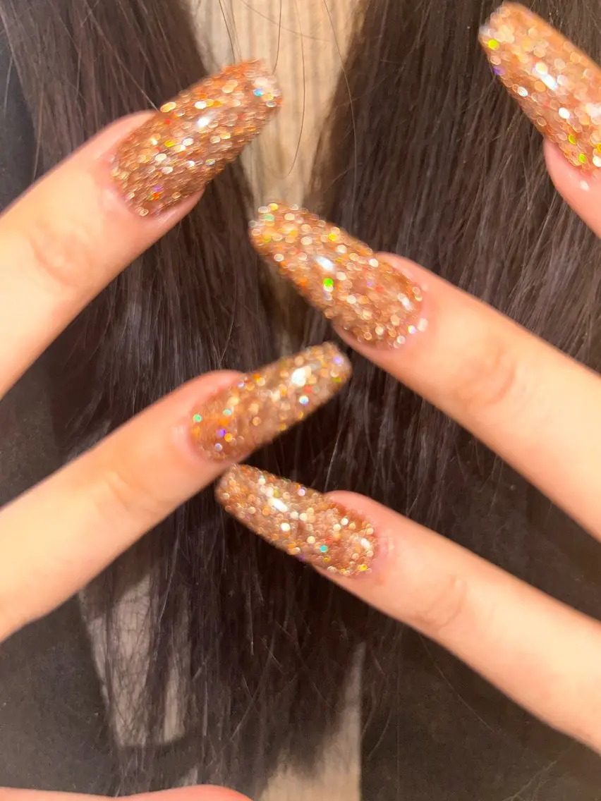【ミニモ限定価格】長さ出し10本💅　ワンカラー✨(フラッシュorマグネットも可)の写真