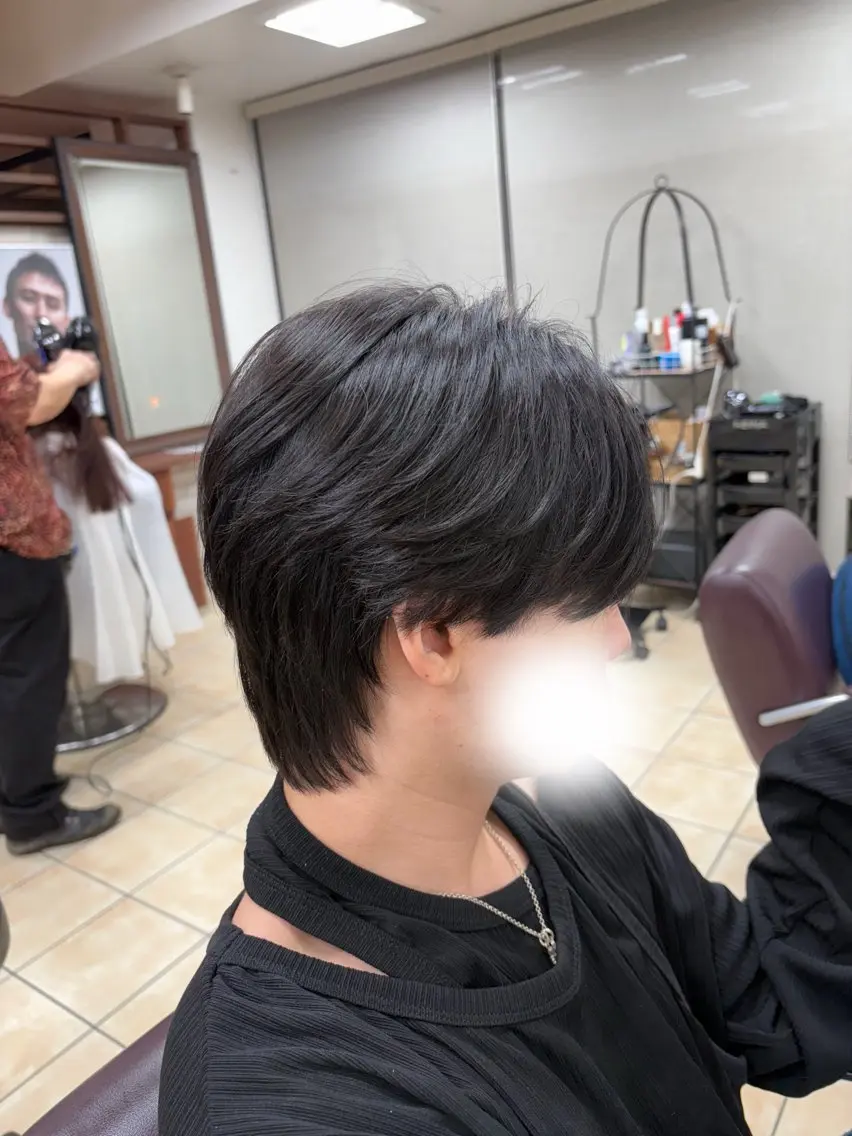 メンズカット＋シャンプーの写真