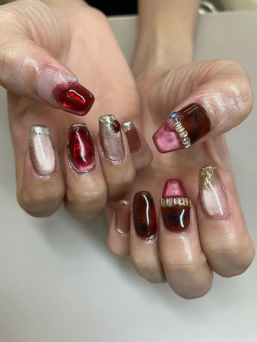 ネイル ハンドネイル Hisaka Mikiのネイルデザイン