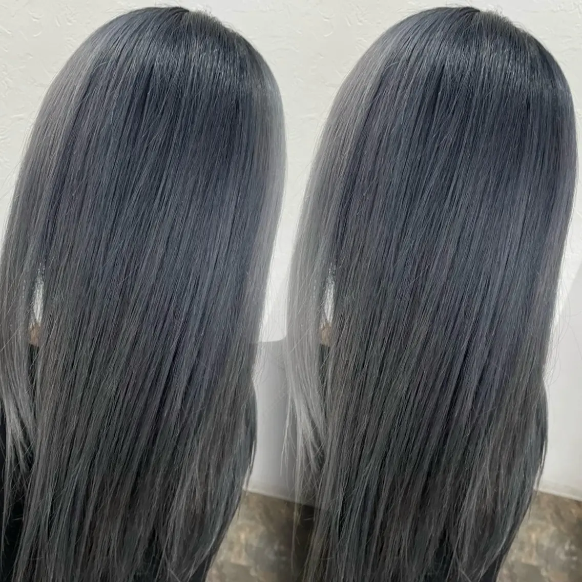 ロング カラー ブリーチ 透明感カラー オレンジ ties 三嶽香緒のヘアスタイル