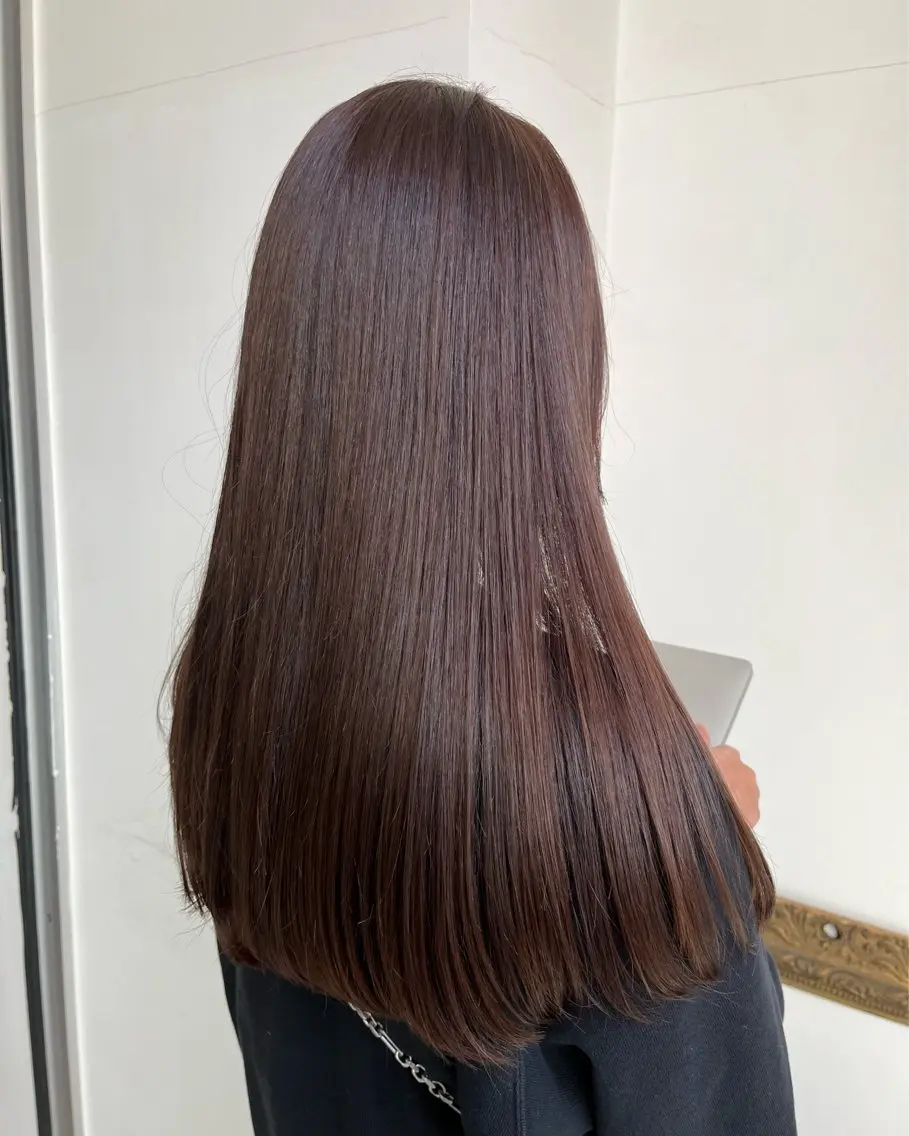 ロング カラー ラベンダーカラー カット ヘアカラー トリートメント KANO🌷 艶カラーのヘアスタイル