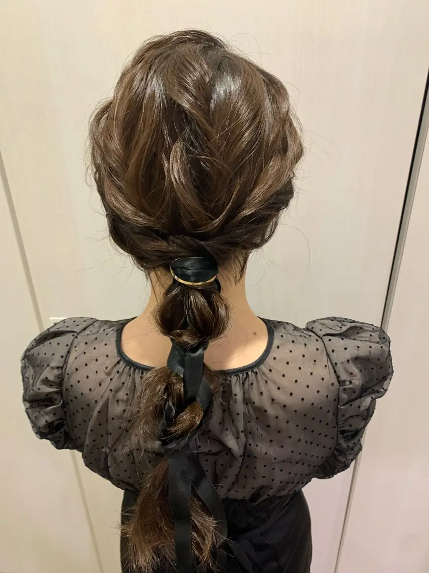 セミロング 【ヘアセット専門】 ヘアメイクＭＡＮＡのヘアスタイル