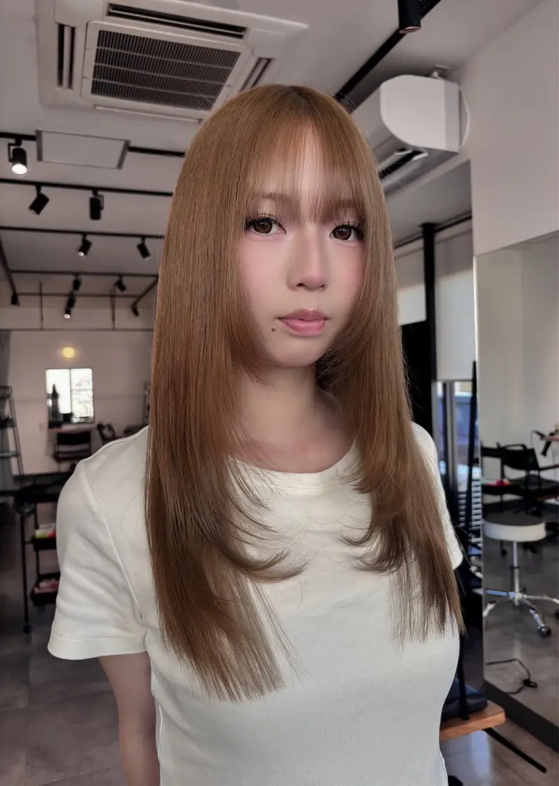 ロング レイヤーカット RINA /MaisonINEのヘアスタイル