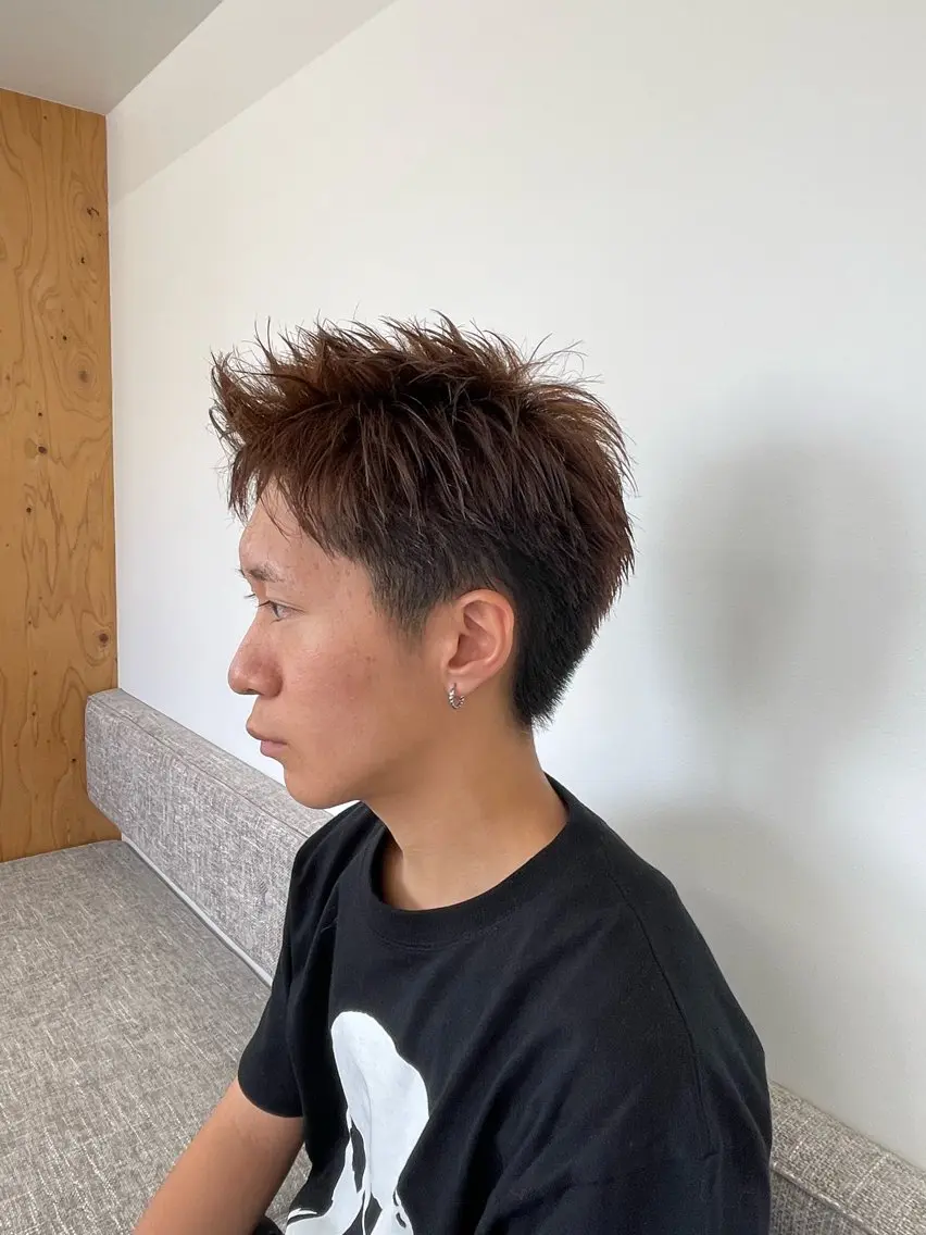 ショート メンズ 小松 哲成のヘアスタイル