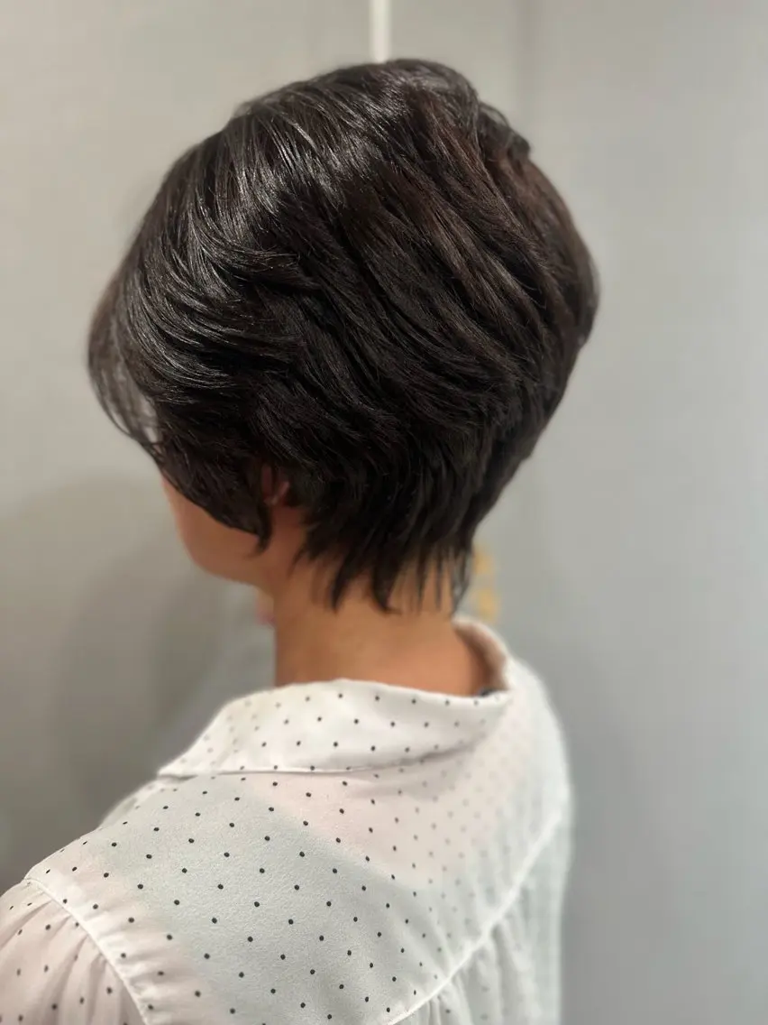 ショート カラー カット ヘアカラー トリートメント K Harukaのヘアスタイル