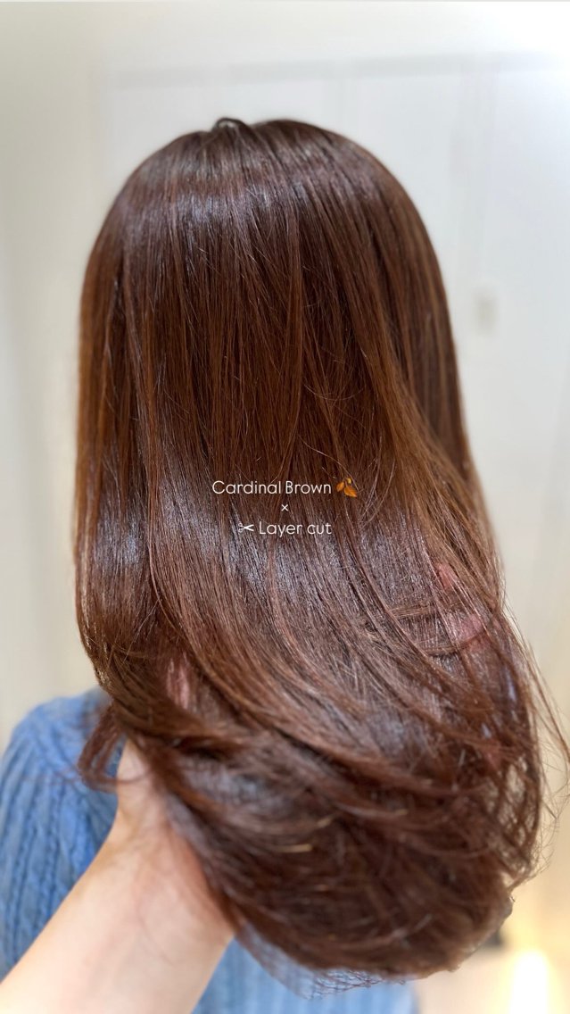 ミディアム カラー Zina aimiのヘアスタイル