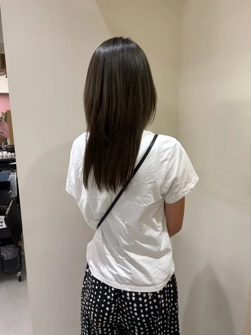 セミロング カラー カット ヘアカラー トリートメント natsuki /HUIのヘアスタイル