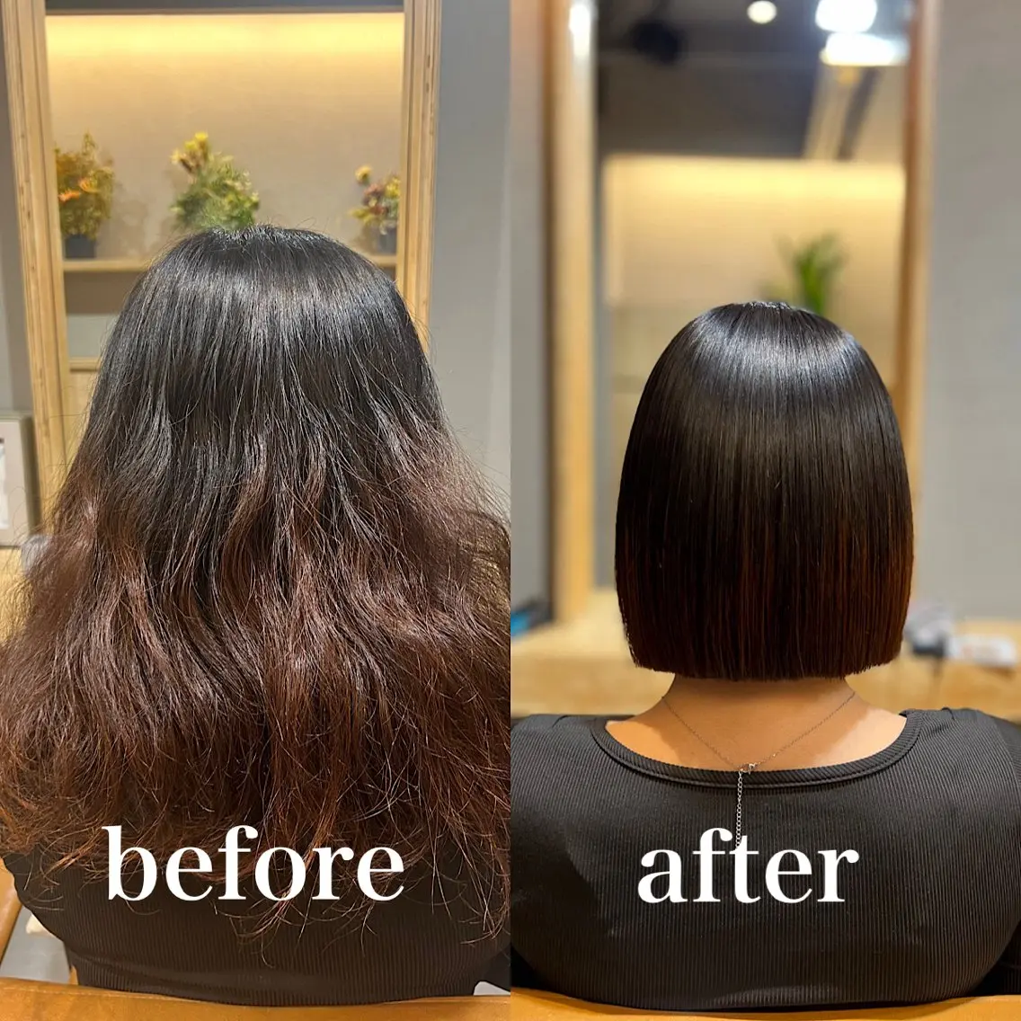 ショート パーマ 髪質改善 縮毛矯正 ストレートパーマ 神戸ボブ✂️ ioe三宮/田 伸佳のヘアスタイル