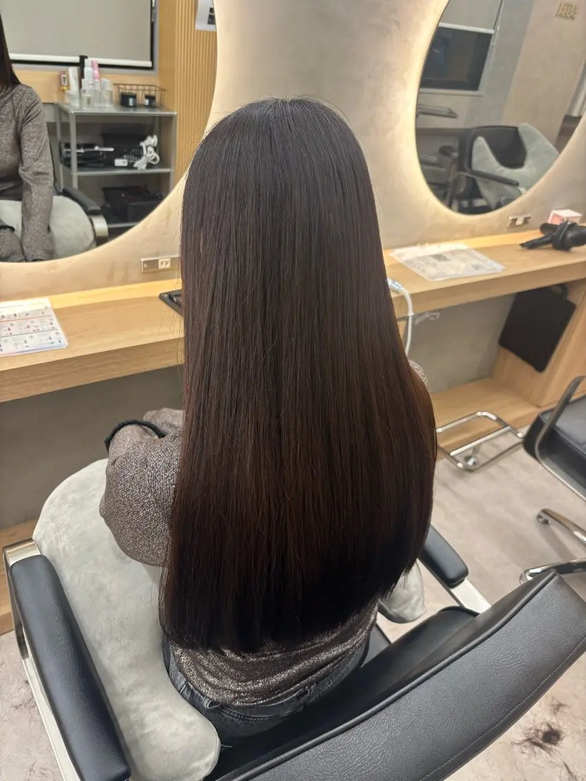 ロング カット トリートメント 🌷【透明感カラー】 ✨Yuiのヘアスタイル
