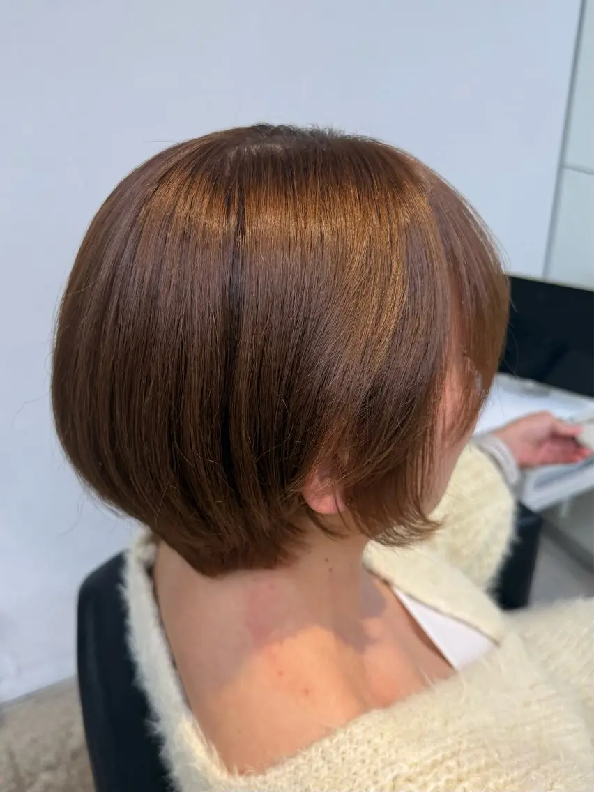 ショート カラー ベージュカラー ブリーチ 透明感カラー カット ヘアカラー トリートメント SAKI /レイヤー/ベージュのヘアスタイル